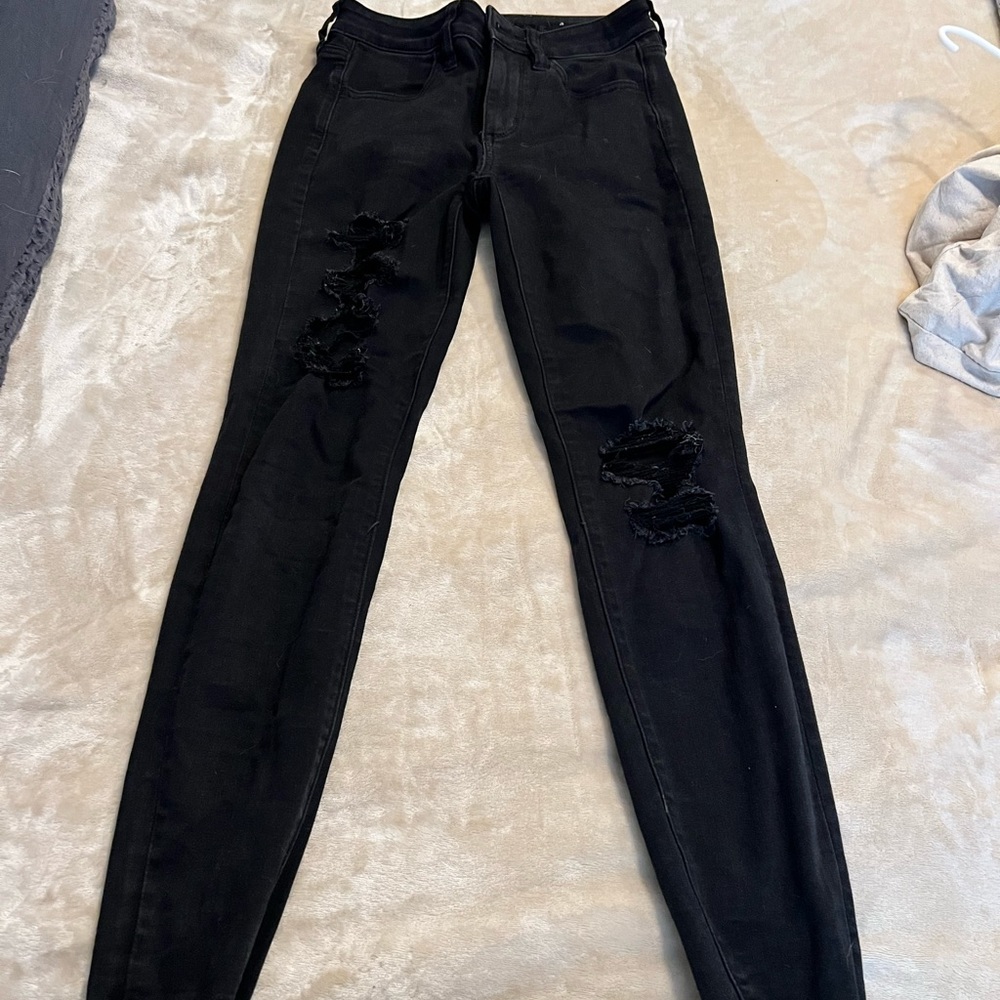 Black American Eagle Jeans